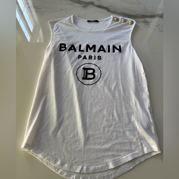 Balmain Paris Tank Top- Size XXS - Picture 3 of 5